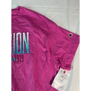 Champion Established 1919‎ Graphic T-Shirt Crew Neck Short Sleeve Top